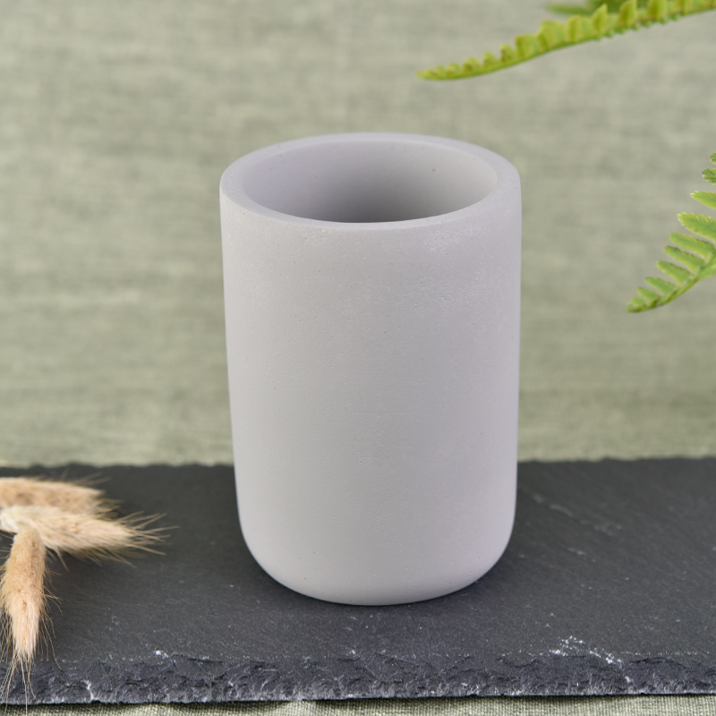 Cement Candle Jars