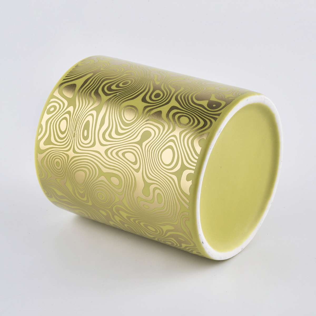 Hot Sale Custom Printing on 10oz Ceramic Candle Jar
