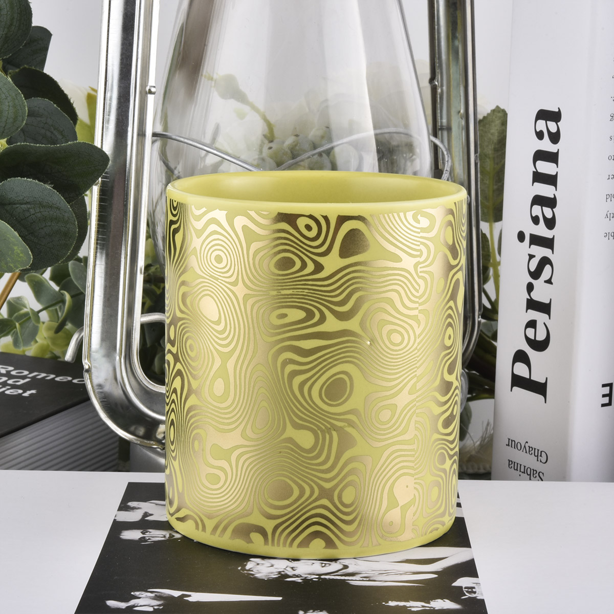 Hot Sale Custom Printing on 10oz Ceramic Candle Jar