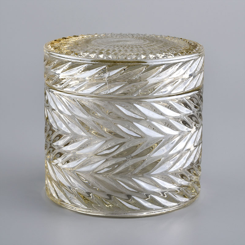 Glass Candle Jar With Lids For Candle Making