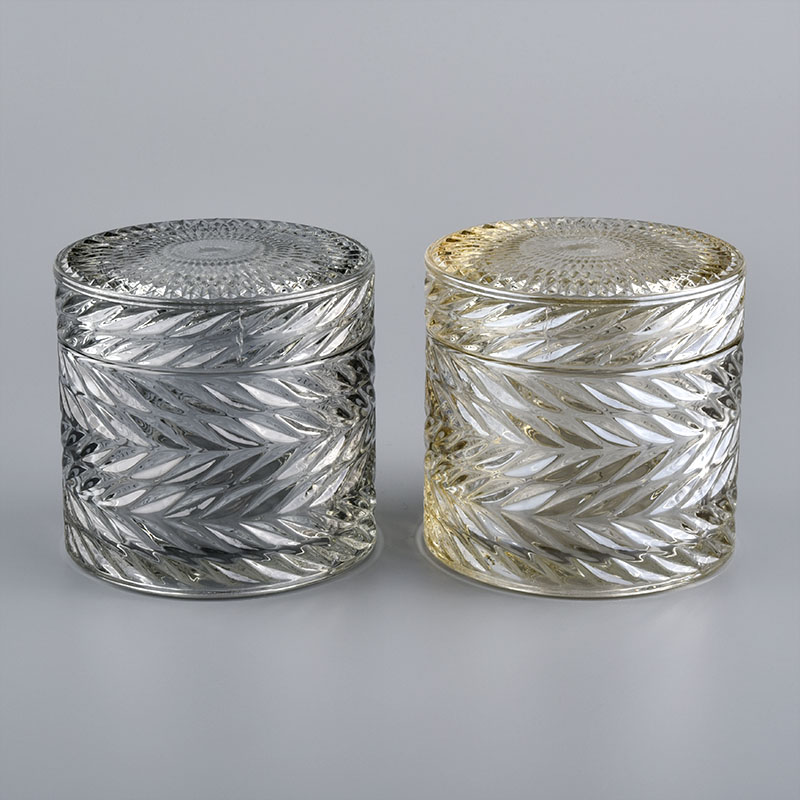 Glass Candle Jar With Lids For Candle Making