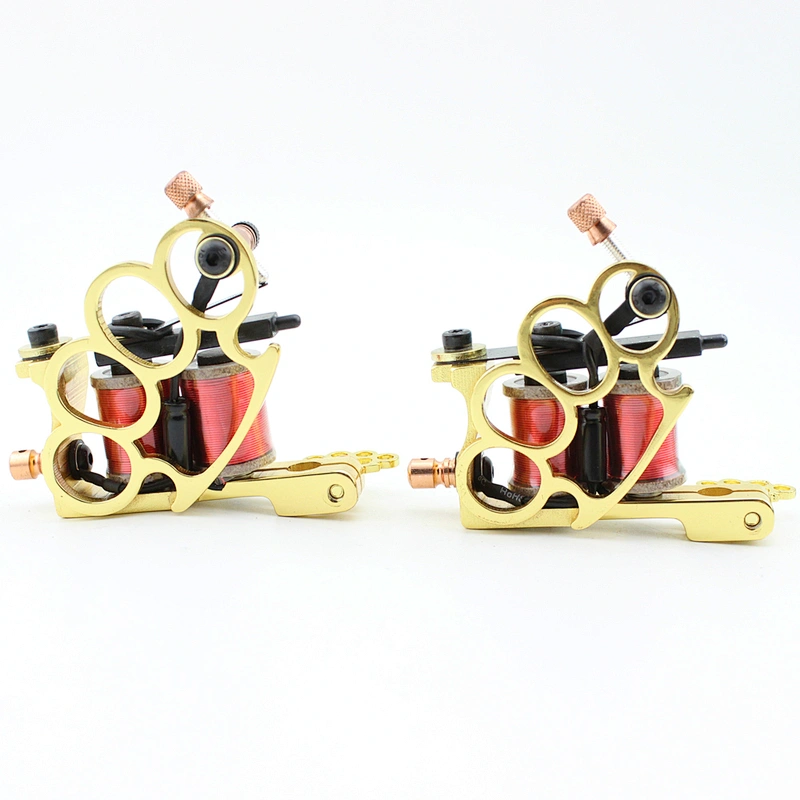 DE-01 Custom Iron Fist Pro Tattoo Machine Liner and Shader Tattooing