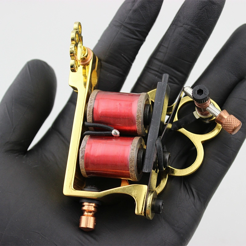 DE-01 Custom Iron Fist Pro Tattoo Machine Liner and Shader Tattooing