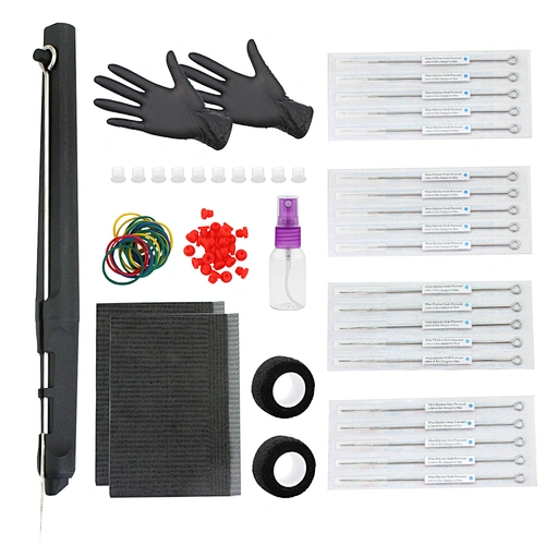 Aluminum Hand Poking Tattoo Needle Stabilizing Tool