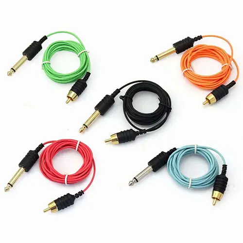 Ultra Slim High Duty Tattoo RCA Cord for Tattoo Artists