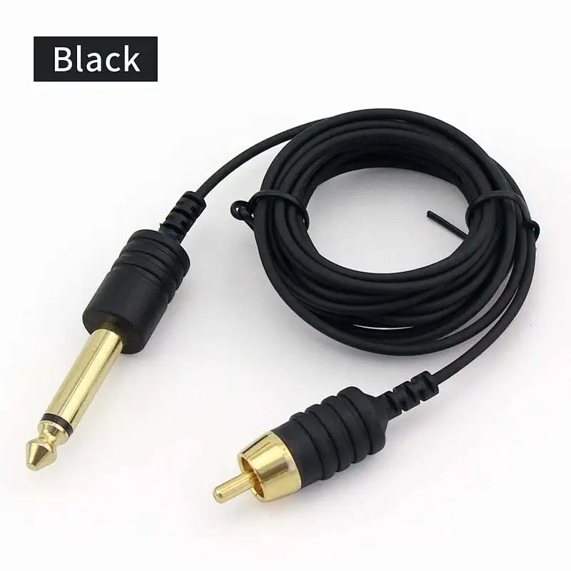 Ultra Slim High Duty Tattoo RCA Cord for Tattoo Artists