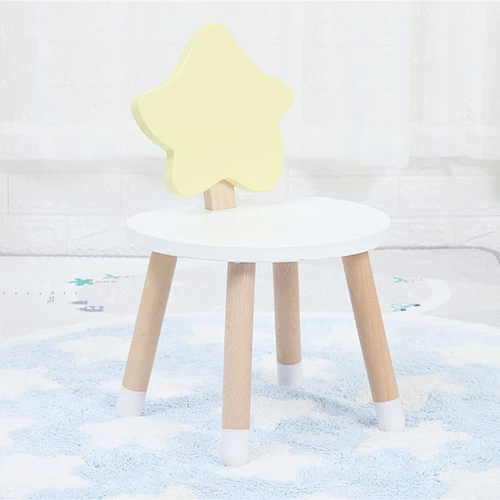 Factory Direct Supply Kids Wooden Chairs Kindergarten Child Chair Toddler Wooden Stools Baby room furniture
