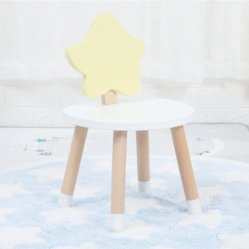 Factory Direct Supply Kids Wooden Chairs Kindergarten Child Chair Toddler Wooden Stools Baby room furniture