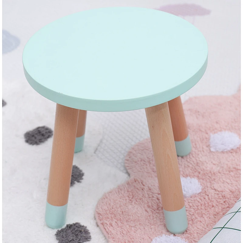 Factory Direct Supply Kids Wooden Chairs Kindergarten Child Chair Toddler Wooden Stools Baby room furniture