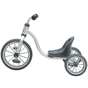 Sports sliver wheel rub Kids Trike with Pedal Slide Children Trike