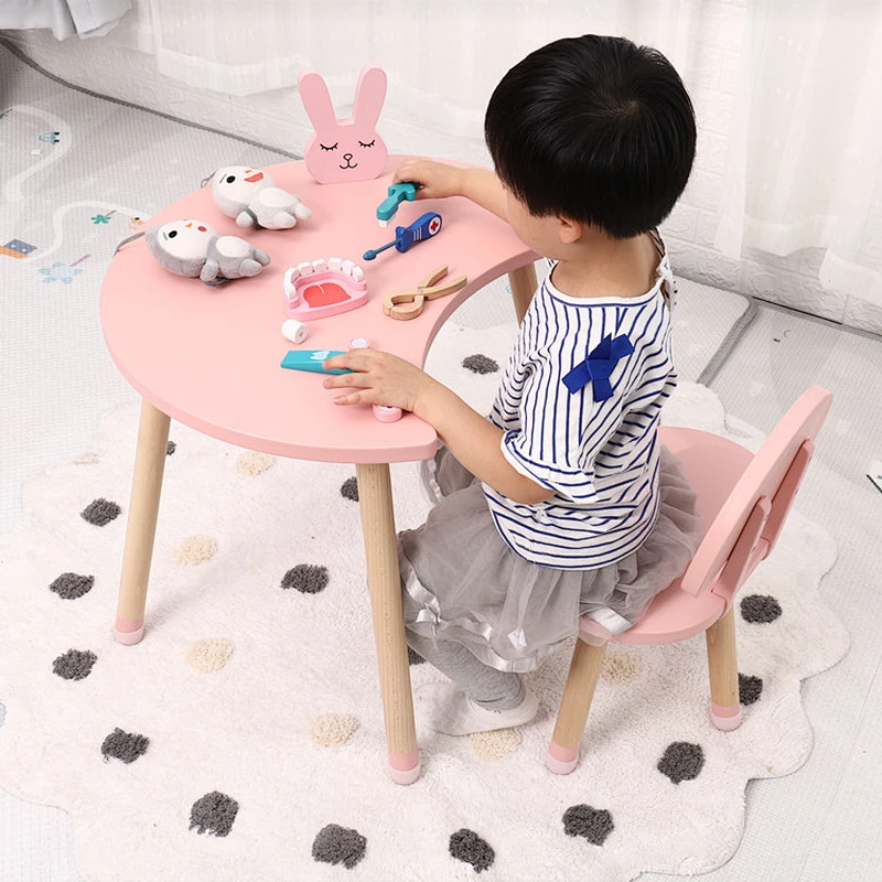 Children Dental toys 6 pieces kids wooden educational toys with yellow canvas bags Over Every Family Toys
