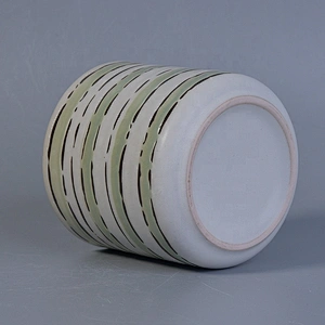 Elegant ceramic candle containers votive candle holders home decoration supply