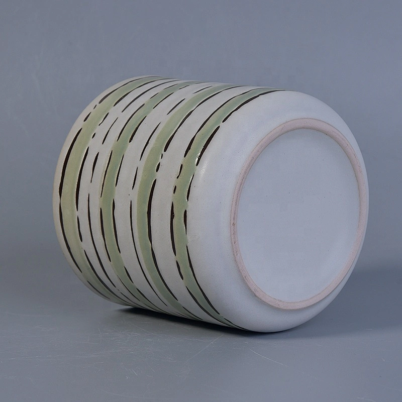 Elegant ceramic candle containers votive candle holders home decoration supply