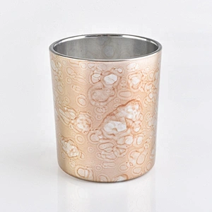 Customized cylinder candle vessel votive glass candles jars scented wedding decor wholesales