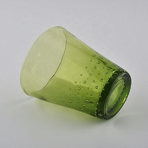 Factory price bubble tealight glass candle jars holders 6oz 8oz 10oz