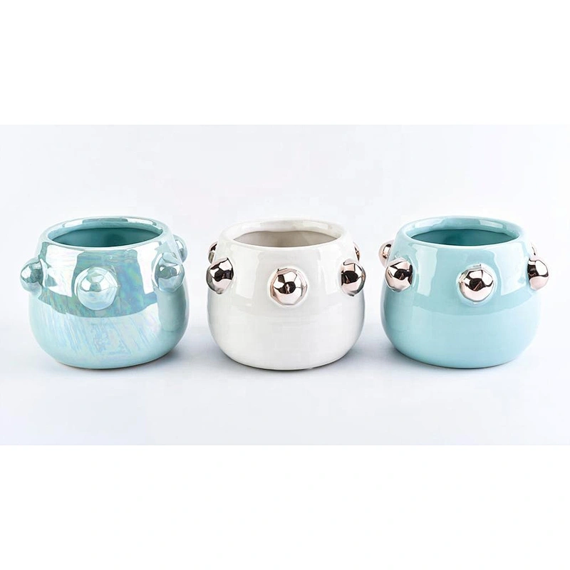 330ml White ceramic candle jar customized candle vessel party decor