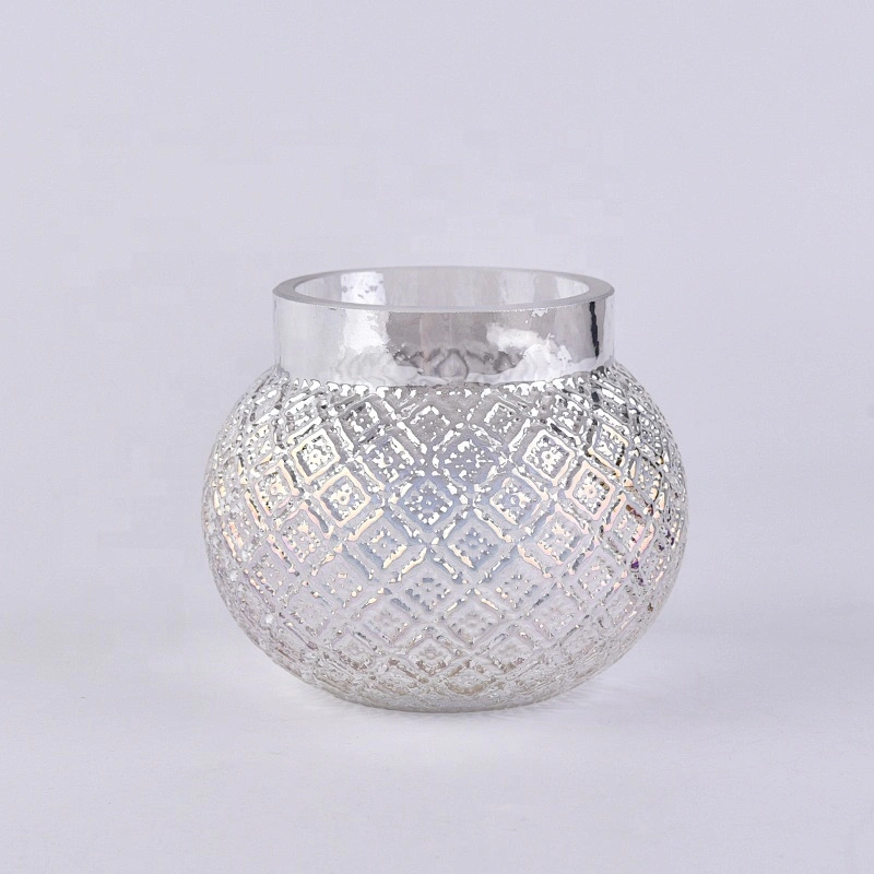 Antique ball-shape candle container votive glass candle vessel home decor factory