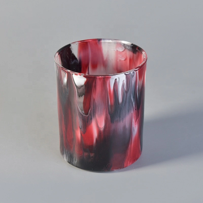 Handmade hurricane engraving Glass Candle container tealight candle Holder wedding Decor Wholesales