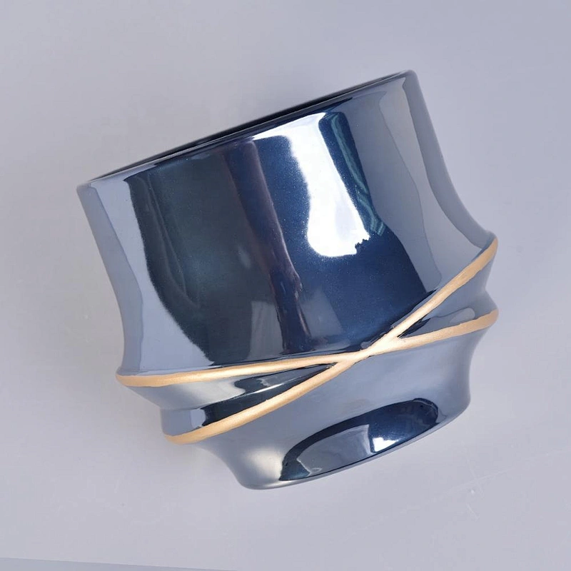 Home decoration new design custom luxury candle glass holder