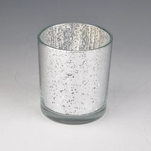 15oz Silver Mercury Glass Candle Holders Home Decor Wholesales