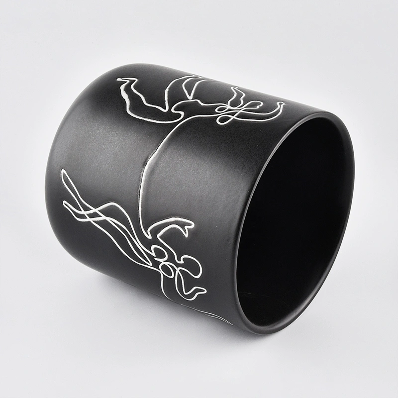 customized ceramic candle jars for luxury market
