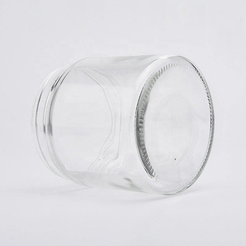 Sunny large clear empty luxurious glass candle jars containers