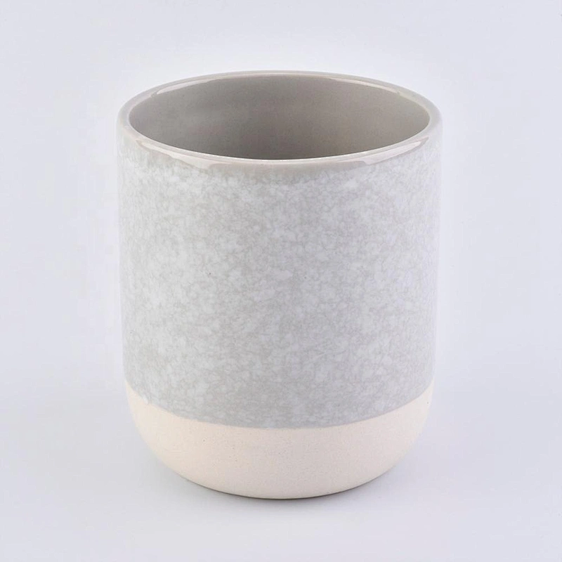 10oz ceramic jars with colorful glazing for candle making