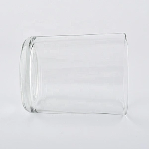 Wholesale transparent clear votive glass candle jar