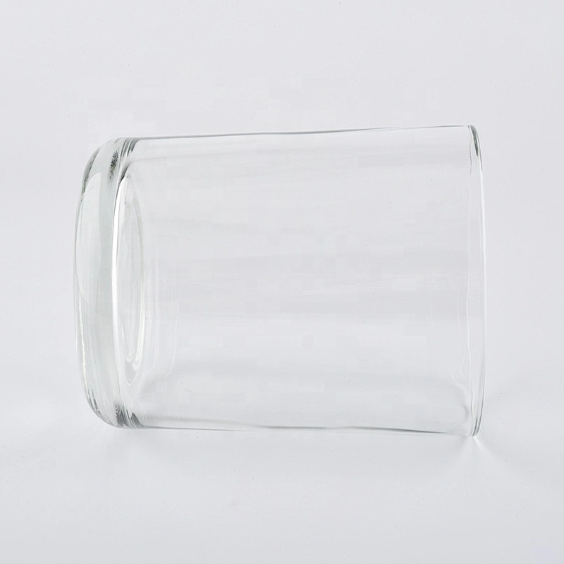 Wholesale transparent clear votive glass candle jar