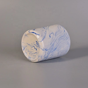 400ml Vintage mable ceramic candle holder suppliers