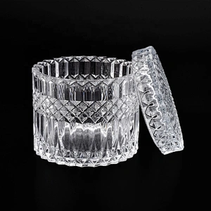 Antique embossed glass votive candle holder home decor wholesale