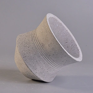 Wholesales custom votive grey luxury cement concrete candle jar 8oz 10oz 14oz