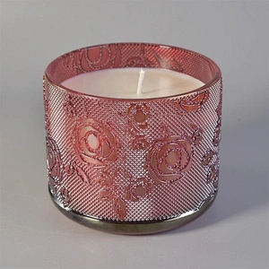 Wholesales Home decoration tea light rose luxury candle glass holders