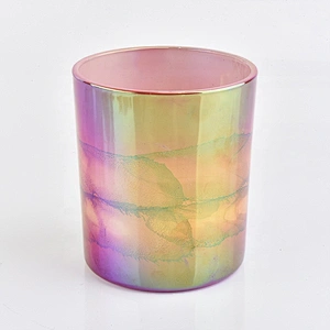 Clear cylinder candle vessel glass candle jar tumbler wedding decor in bulk