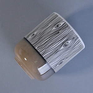 500ml Empty glazed ceramic candle containers votive church candle holders home decoration wholesale