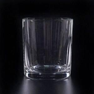 Clear Glass candle tumbler home Decor