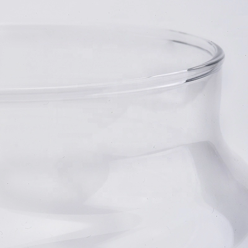 Sunny large clear tealight glass candle jar container home decoration