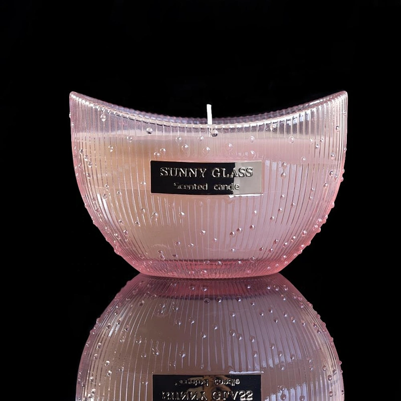 Sunny design luxury custom scented Glass Candle holder