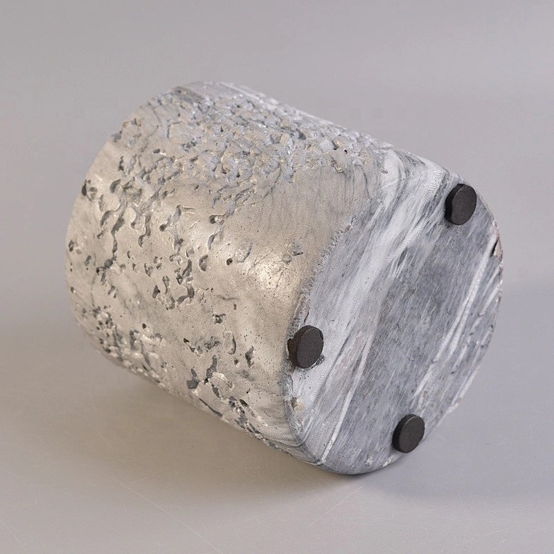 Vintage cement tea light candle jars wholesales