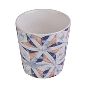 10oz 12oz 14oz Custom printing ceramic candle holders wholesale