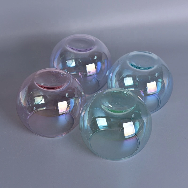 Transparent Glass Candle containers candle Holder home Decor wholesales