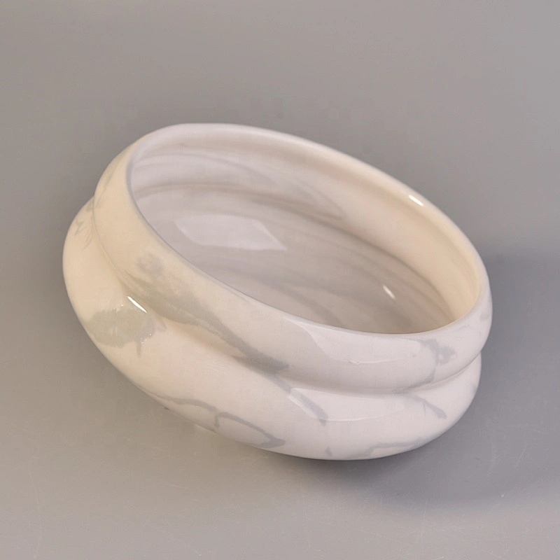 Vintage ceramic bowl votive candle vessel custom candle holders wedding centerpieces in bulk