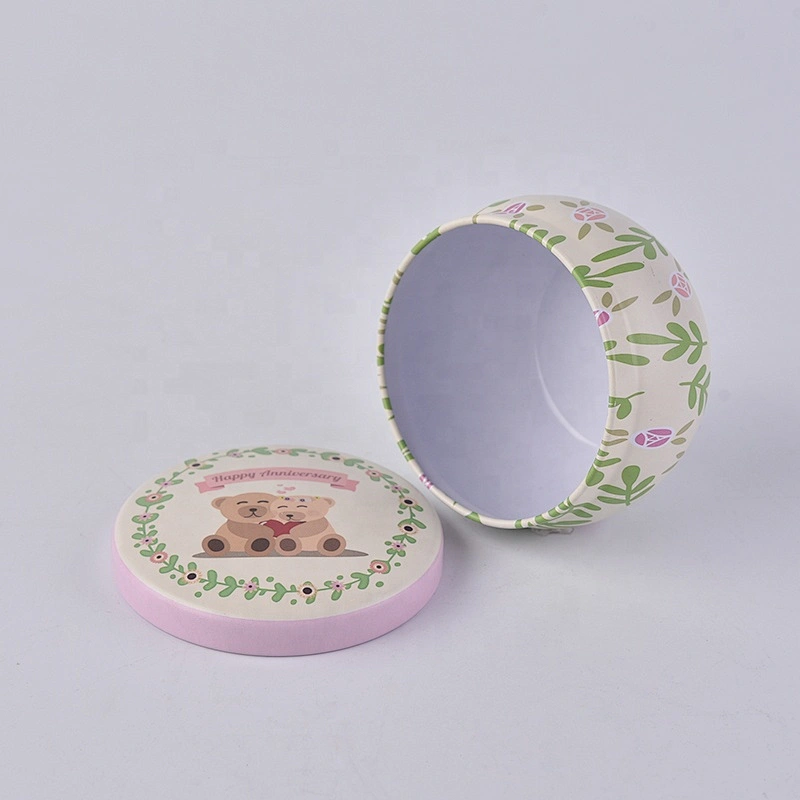 Vintage Pink metal tealight candle holder with lids for Wedding Decoration wholesales