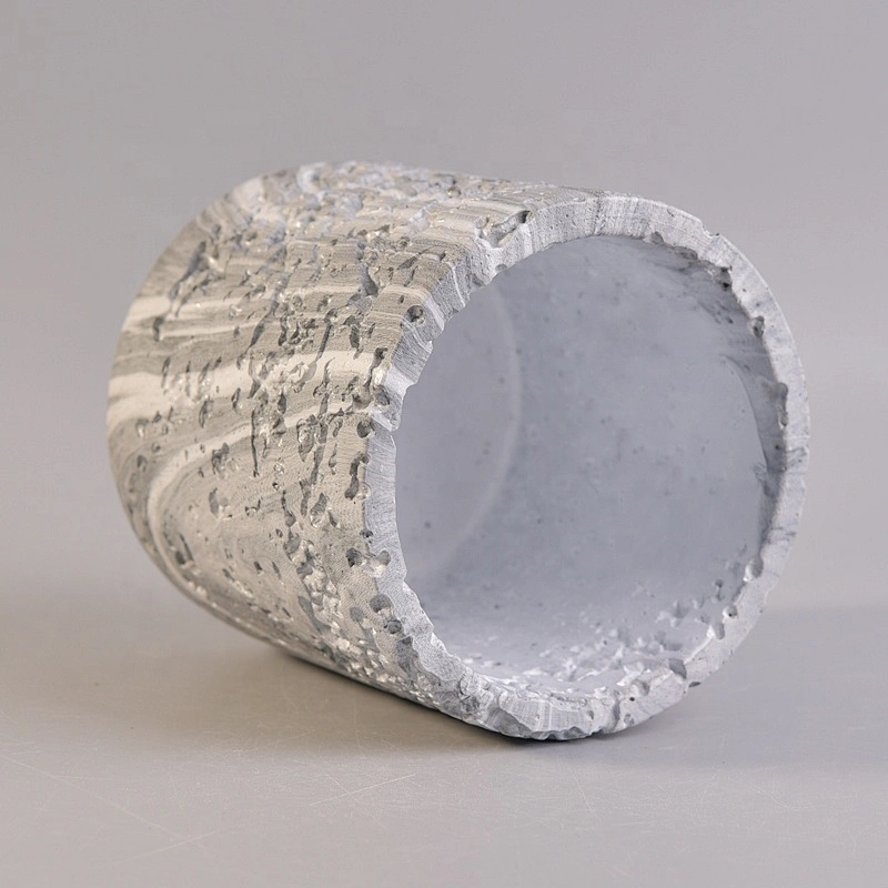 Vintage cement tea light candle jars wholesales