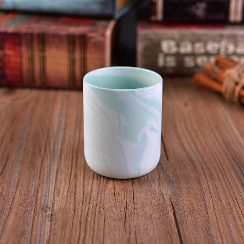 Hurricane ceramic candle jar handmade wholesales