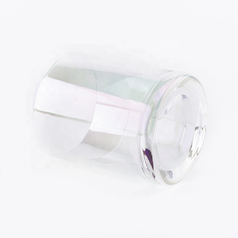 Clear candle vessel glass candle holder home decoration