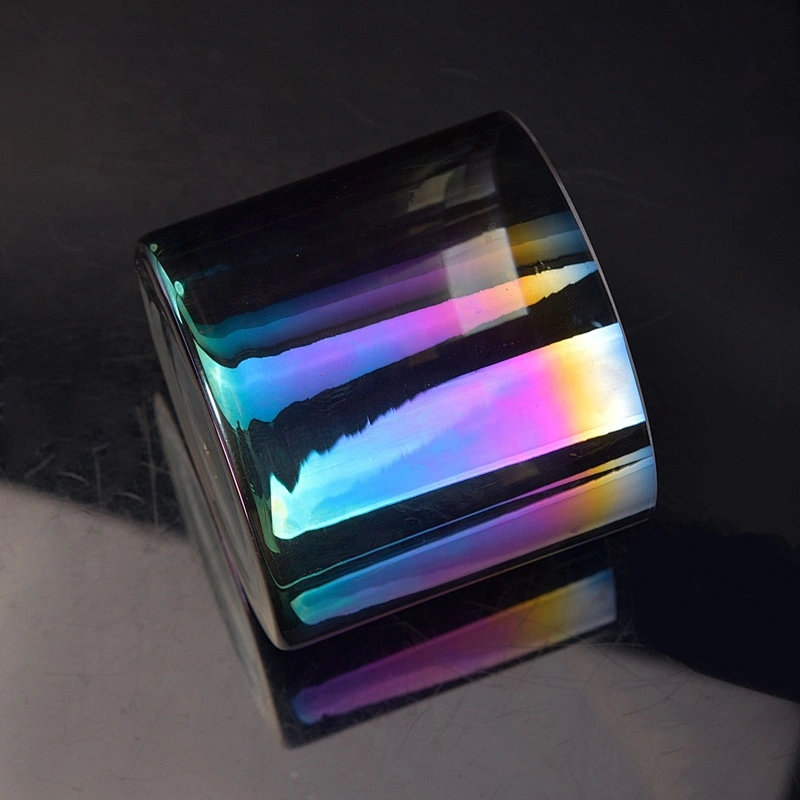 Modern custom iridescent glass candle holders wholesales