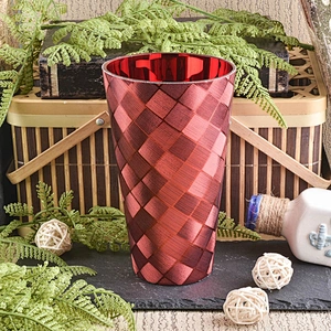 Wholesales leather pillar decorative PU material cylinder candle holders