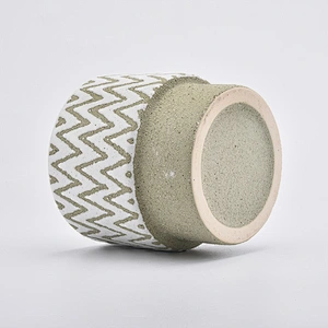 Luxury ceramic candle containers votive candle holder customized