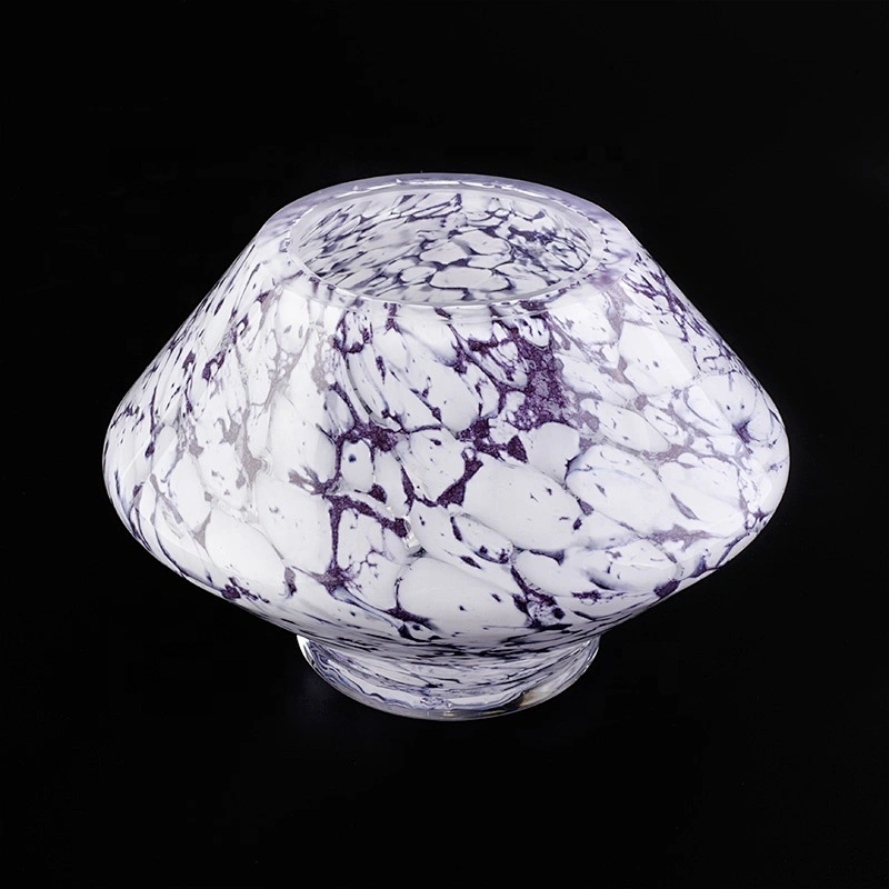 Luxury custom glass scented candle container wholesales